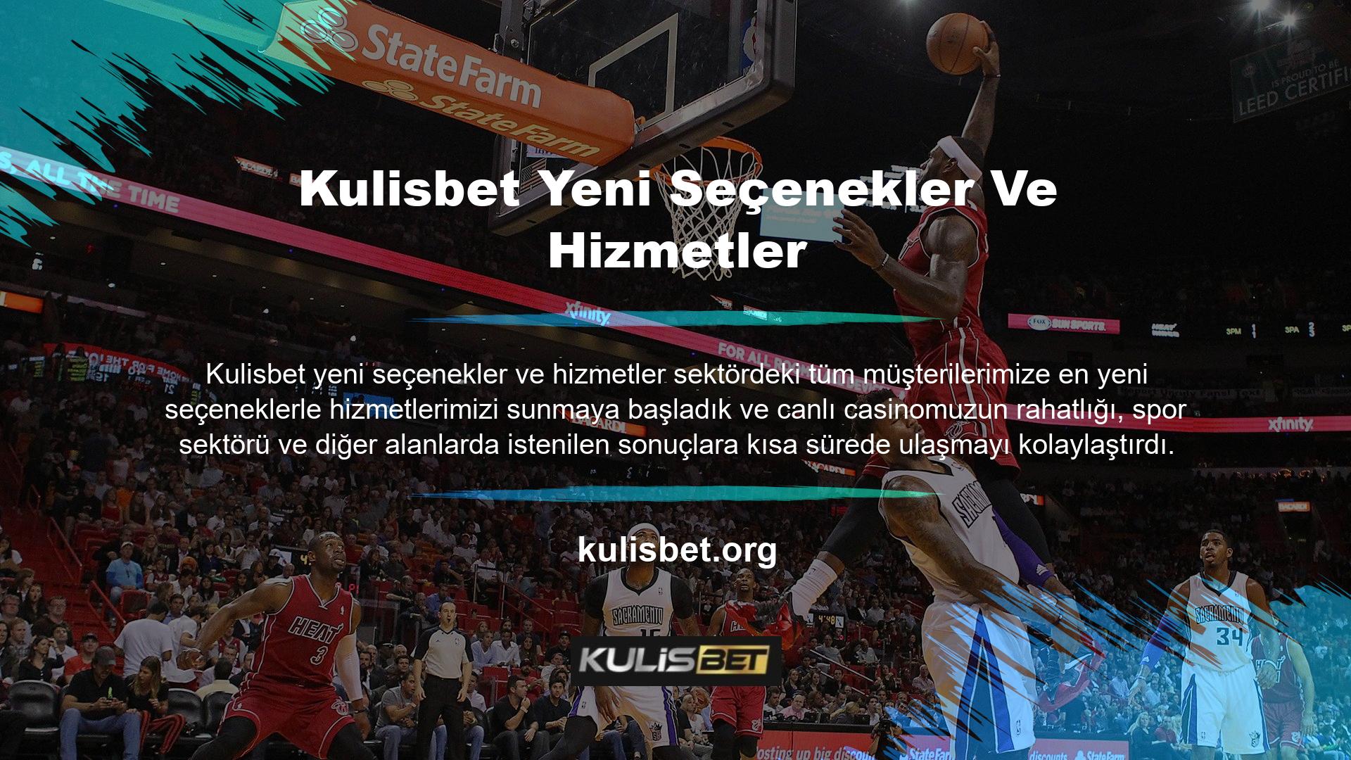 Günümüzde canlı casino oyunlarının varlığı ve en yeni kurumsal seçenekler ile Kulisbet spor bahislerine herkes ulaşabilmektedir